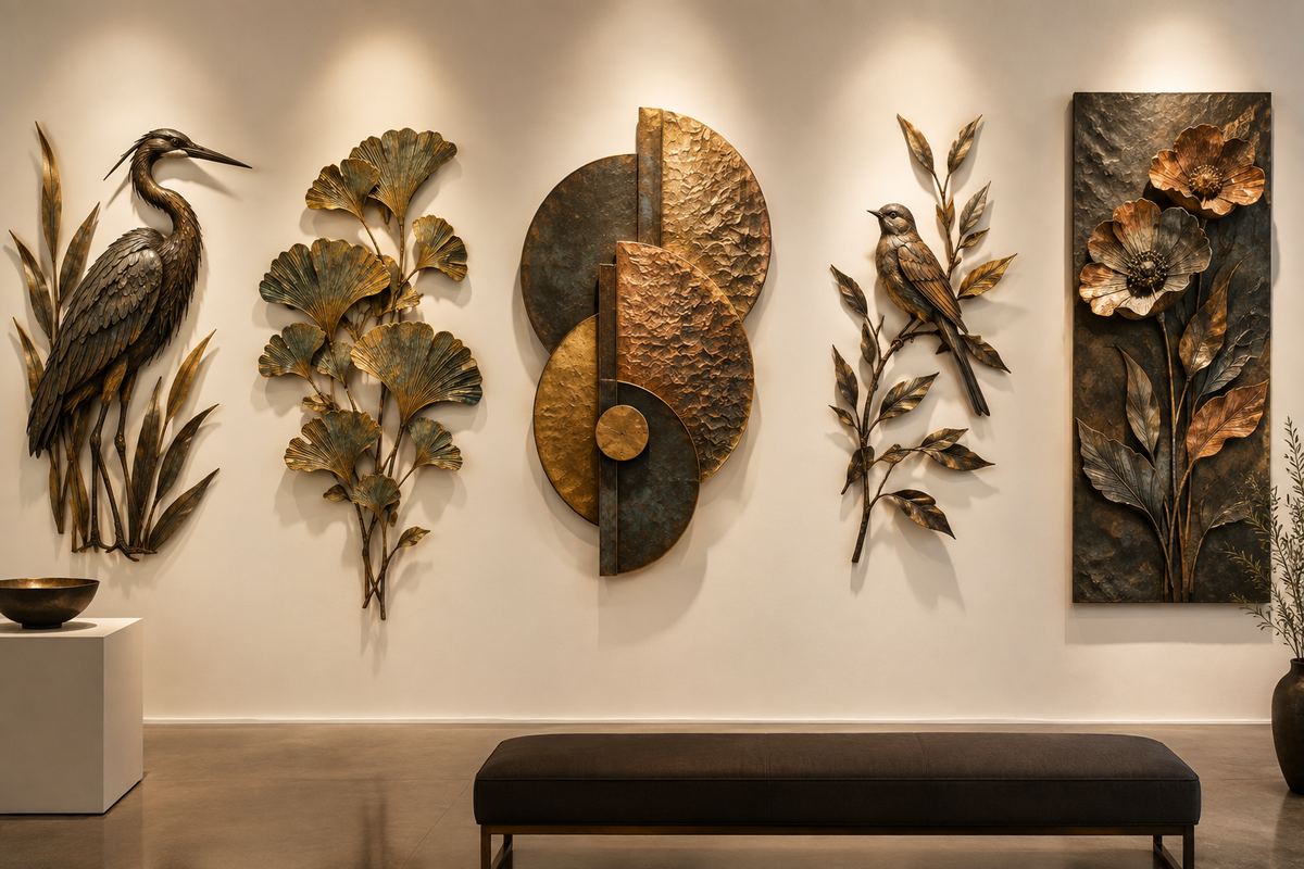 Metal Relief Sculptures