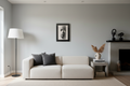 Fragmented Identity artwork displayed in a modern living room