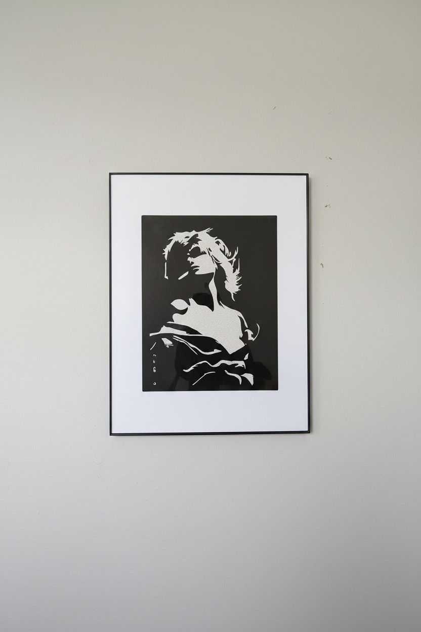 Ascension displayed in a professional gallery setting