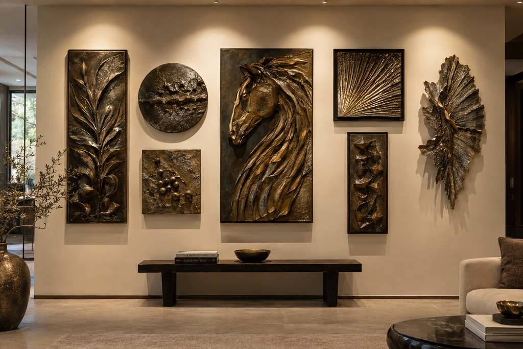 Relief Sculpture Gallery Wall