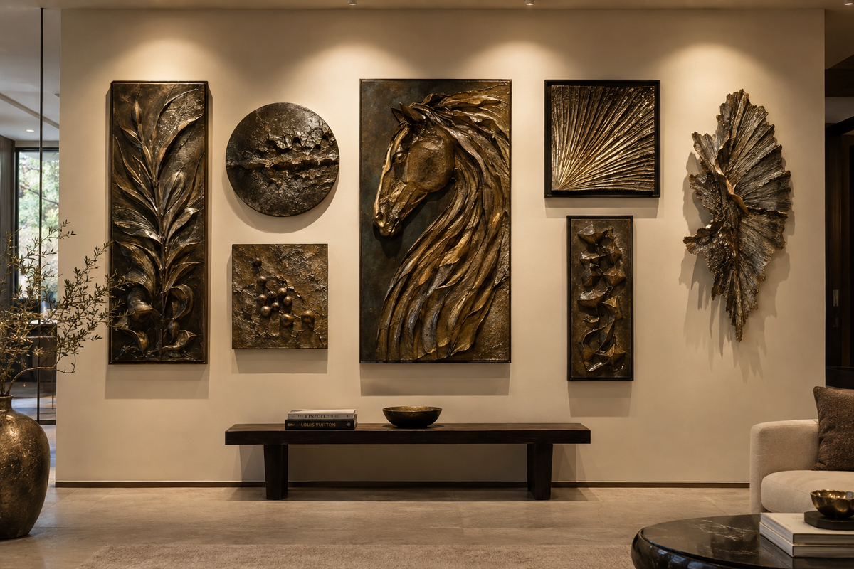 Relief Sculpture Gallery Wall