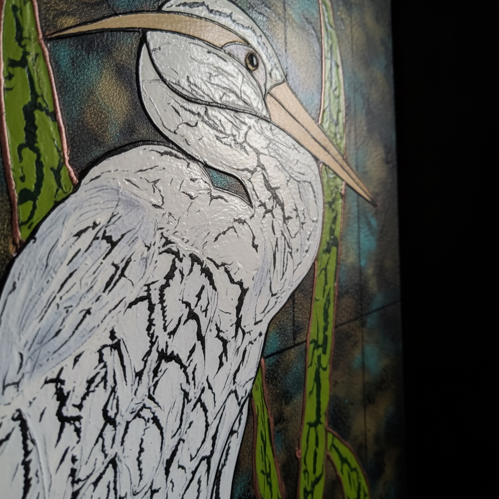 The Heron — Detail Shot